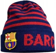 Zdjęcie CZAPKA ZIMOWA FC BARCELONA BARCA DZIECIĘCA 52/54 PASKI - Kałuszyn