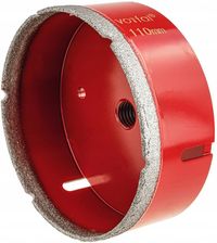 Zdjęcie WIERTŁO DIAMENTOWE 110 MM KORONKA OTWORNICA M14 GRES PŁYTEK CERAMIKI - Łazy