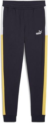 Młodzieżowe spodnie dresowe Essentials Block PUMA New Navy Blue