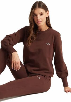 Bluza bawełniana damska Gatta czekoladowa klasyczna r M - zdjęcie 2
