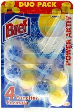 Bref Koszy Do Wc Duo Pack 2 X 50 G Power Aktiv Lemon - Bref Koszy Do Wc Duo Pack 2 X 50 G Power Aktiv Lemon