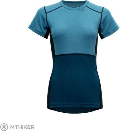 Koszulka damska Devold Lauparen Merino 190, Moon/Ink/Flood (S)
