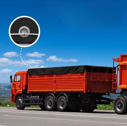 Jago Czarna Plandeka 5X7M 650g/m² 3865 - zdjęcie 2