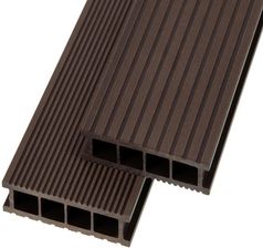 Zdjęcie Deska Tarasowa Kompozytowa Premium Kasztan 25X145X3000 1Szt=0,435 M2 | -6% W Klubie Komfort - Piotrków Trybunalski