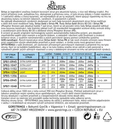 Gorstrings Sirius SPB4-1254 - zdjęcie 2