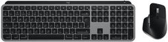 Zestaw klawiatura + mysz Logitech Master Series MX Keys S Czarny (920012840)