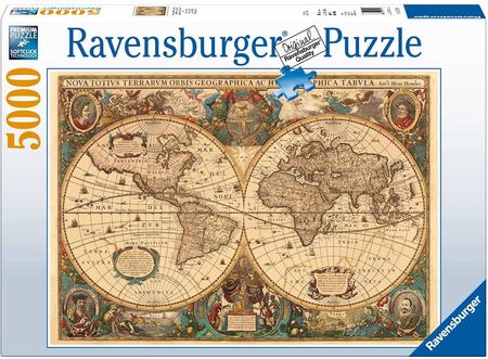 Ravensburger 5000El. Antyczna Mapa Świata 174119
