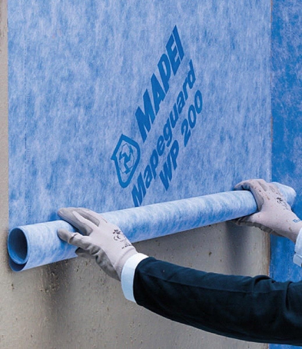 MAPEI Mapeguard WP 200 Waterproofing & Crack Isolation Membrane – 39.4″ X 98.4′ Roll (323 Sq Ft) For Tile Underlayment