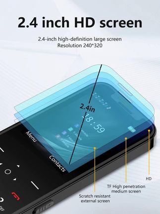 MKTEL Bezpieczny Telefon GSM + Modulator Głosu TEL_MKTEL_SILV - zdjęcie 3