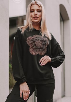 Komplet dresowy Vivi czarny : Rozmiar - M - zdjęcie 3