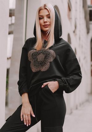Komplet dresowy Vivi czarny : Rozmiar - M - zdjęcie 4