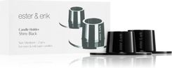 Zdjęcie Ester & Erik Accessories Shiny Black Świecznik 2Szt. - Łazy