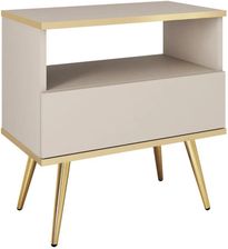 Zdjęcie Piaski Szafka Nocna Oro S54 Złote Beżowa - Strzegom