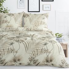 Zdjęcie Eurofirany Pościel 140X200 Nina Beżowa Zielona Liście - Łódź