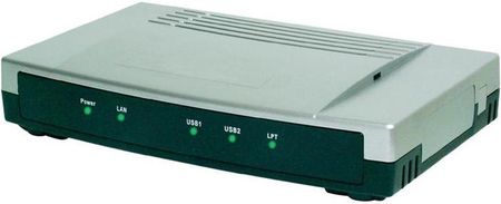 Digitus SERWER WYDRUKU FAST ETHERNET DN-13006-W, 2 X USB, 1 X PORT DRUKARKI, 1 X RJ45