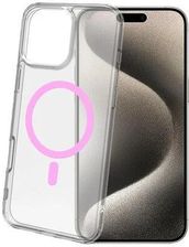 Celly Gelskinmag Do Apple Iphone 16 Pro Przezroczysto-Różowy
