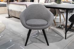 Zdjęcie Produkt z Outletu: Fotel Kubełkowy Crudo (Szare) Homms - Sosnowiec