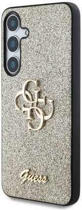 Guess Fixed Glitter Big 4G Metal Logo Do Galaxy S25+ Złoty - zdjęcie 3