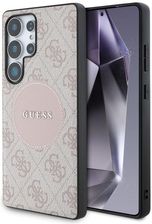 Zdjęcie Guess 4G Round Patch Classic Logo Magsafe Do Galaxy S25 Ultra Różowy - Wrocław