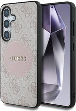 Zdjęcie Guess 4G Round Patch Classic Logo Magsafe Do Galaxy S25 Różowy - Wrocław