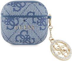 Zdjęcie Guess Etui 4G Strass Charm do AirPods 4 niebieski - Radom
