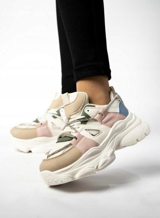 Sneakersy damskie na platformie LANCASIS MIX 38
