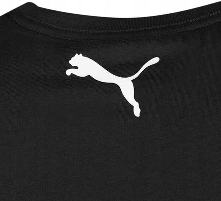 Puma t-shirt koszulka męska czarna klasyczna bawełna 678256 02 M - zdjęcie 2