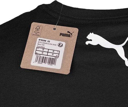 Puma t-shirt koszulka męska czarna klasyczna bawełna 678256 02 M - zdjęcie 3