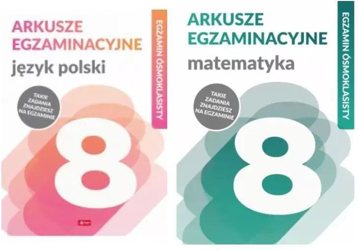 Pakiet Język polski. Arkusze egzaminacyjne / Matematyka. Arkusze