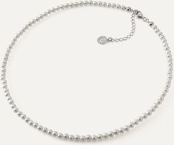 Giorre Perłowy Choker Gavbari, Srebro 925 W Pokryciu Platyną