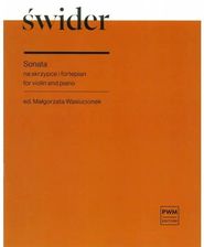 Świder Sonata na skrzypce i fortepian