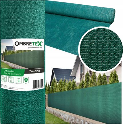 Ombretex Siatka Cieniująca Cieniówka 95% 1,5X10m Osłonowa Przed Wiatrem Uv