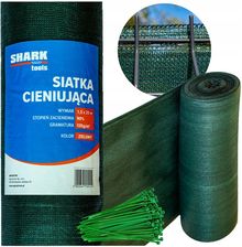 Shark Siatka Cieniująca 1,5X25M Maskująca 90% Osłona Na Ogrodzenie Płot Zielona