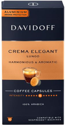 Davidoff Crema Elegant Nespresso Kapsułki 10szt.