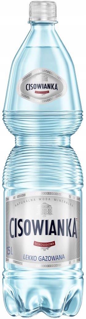 Cisowianka Naturalna Woda Mineralna Lekko Gazowana Niskosodowa 1,5l ...