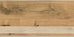 Zdjęcie Cer Art Gres Szkliwiony Stopnica Infinity Wood Brown Mat 29,8X59,8 - Człuchów