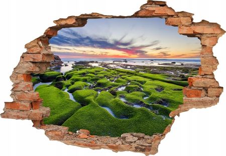 Fototapeta 3D Samoprzylepna naklejka na ścianę 3D zielone wybrzeże zachód 1779758211