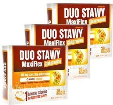 Duo Stawy MaxiFlex Glukozamina 3x30szt.