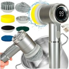 Zdjęcie Kik Szczotka Myjkael.Ektryczna Do Czyszczenia 5W1 Do Łazienki Podłogi Fug Basenu Led Kx3295 - Aleksandrów Kujawski