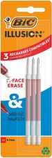 Zdjęcie Bic Bic, Wkład Illusion Gel Czerwony Blister 3Szt. - Szamotuły