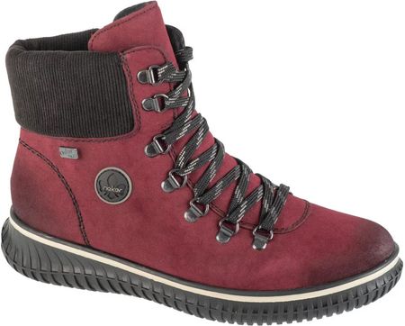 Buty Damskie Rieker Booties 74247-35 Bordowy