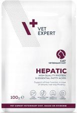Vet Expert 4T Cat Hepatic Karma Weterynaryjna Dla Kotów Z Niewydolnością Wątroby 12x100g