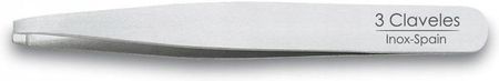 3 Claveles 12260 - pęseta do depilacji, prosta końcówka, 10 cm - zdjęcie 2