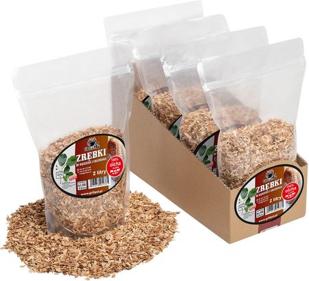 Grillpal Zrębki Wędzarnicze Suche 100% Olcha 10 Litr 5X2L Kl 08 Atest 192810