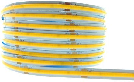 Taśma LED 24V | COB | 480LED | 5m | IP20 | 10W/m | Biały zimny (6500K)