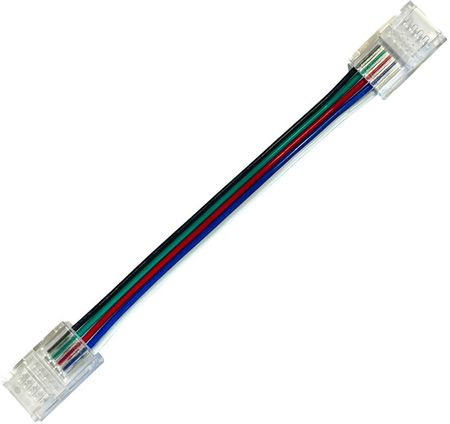 Szybkozłączka do taśm LED RGBW 5PIN SMD IP20 PCB 10MM taśma przewód 10cm taśma