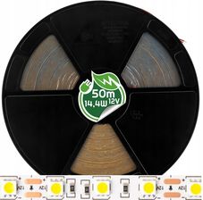 Zdjęcie Taśma LED 14.4W/m 4000K 800lm/m 12V IP20 /50m/ - Tychy