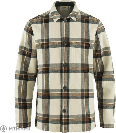 Koszula Fjällräven Singi Flannel Overshirt M, kredowobiała/ciemny granat (XL)