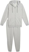 Zdjęcie Męskie dres z kapturem PUMA Light Gray Heather - Kościan