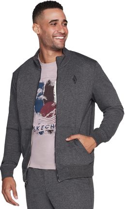 Bluza męska Skechers The Hoodless Hoodie M3JA195-CHAR Szary
